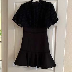 KEEPSAKE black dress with beautiful details! Worn a few times!